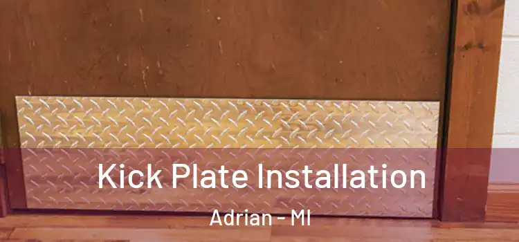 Kick Plate Installation Adrian - MI